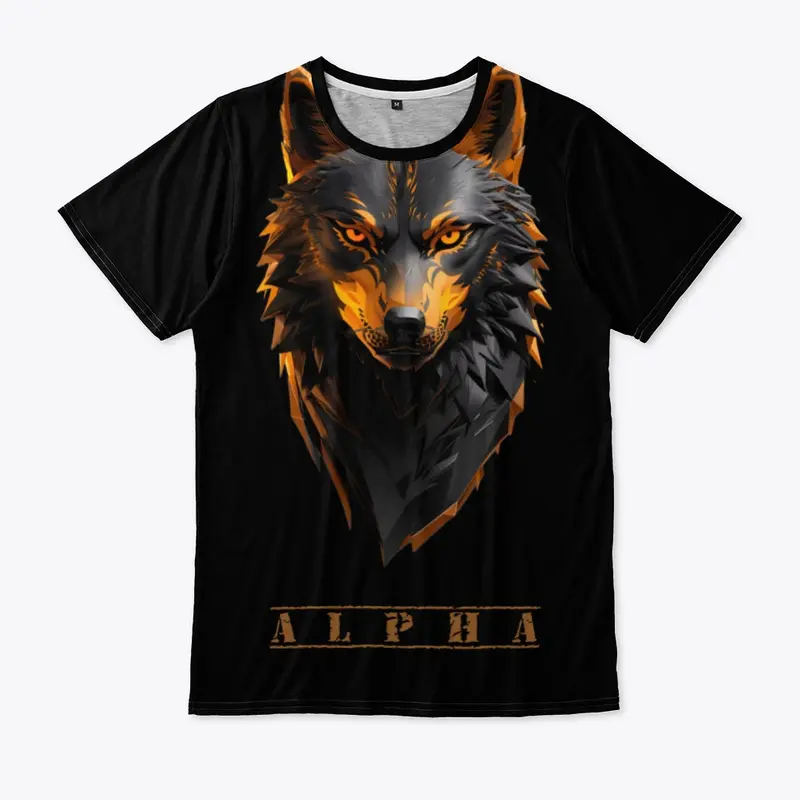 Alpha Wolf Face 